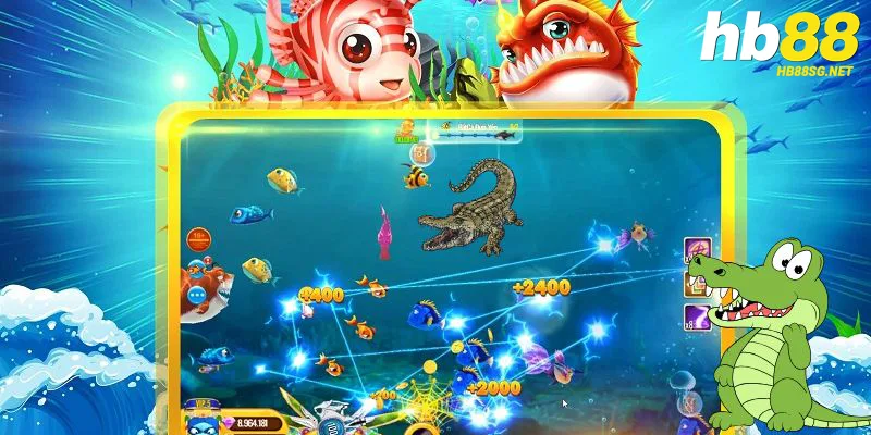 Ưu điểm nổi bật của game bắn cá sấu tại HB88